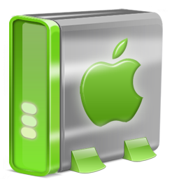 Green Mac HD Icon 256x256 png